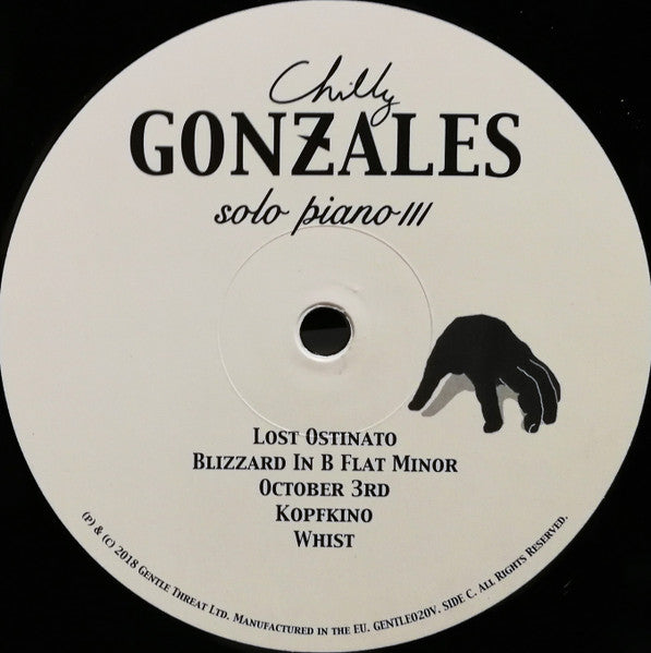 Chilly Gonzales - Solo Piano III (LP) - Velvet Music