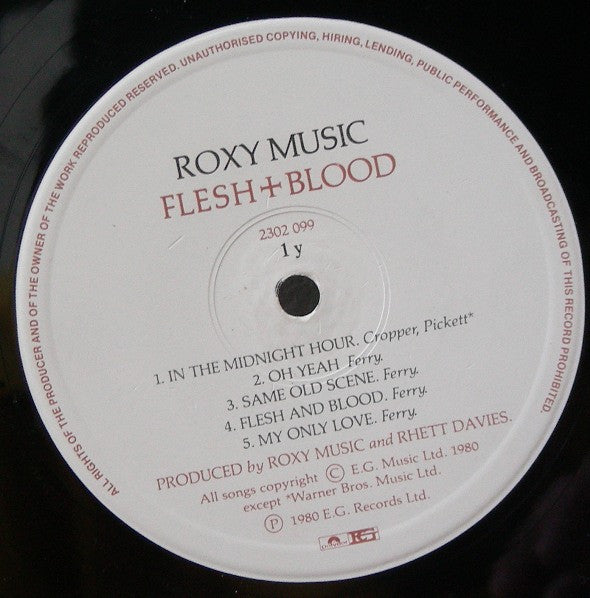 Roxy Music - Flesh + Blood (tweedehands LP) - Velvet Music