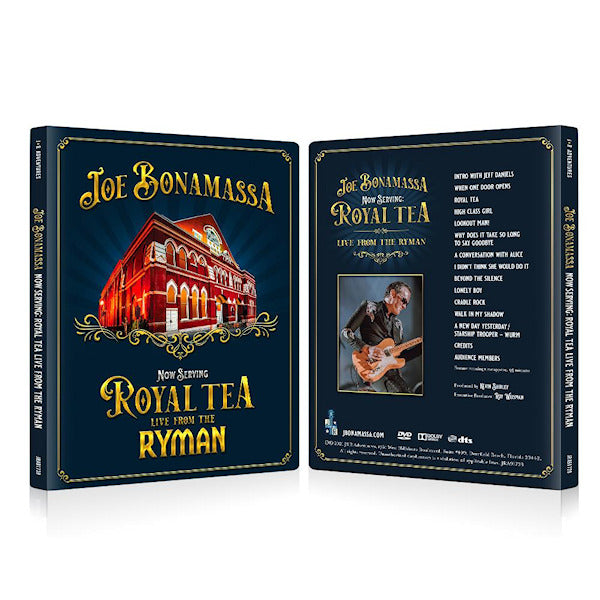 Joe Bonamassa - Now serving:royal tea live from the ryman (DVD movie)