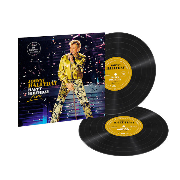 Johnny Hallyday - Happy birthday live - parc de sceaux (LP) - Velvet Music