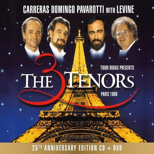 Jose Carreras, Placido Domingo, Luciano Pavarotti - The three tenors paris 1998 - 25th anniversary- (CD+DVD video) - Velvet Music