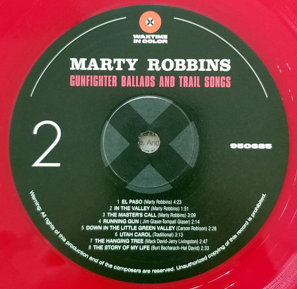 Marty Robbins - Gunfighter Ballads And Trail Songs (LP) - Velvet Music