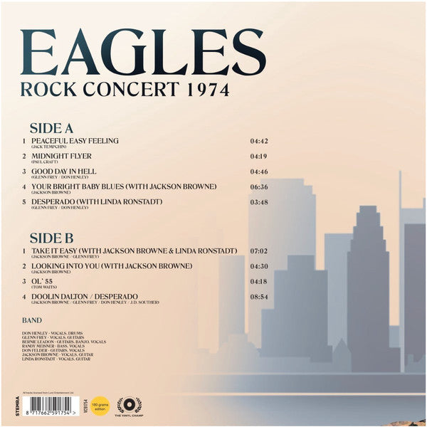 Eagles - Rock Concert 1974 (LP) - Velvet Music