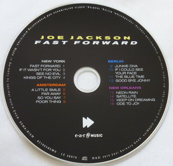 Joe Jackson - Fast Forward (tweedehands CD) - Velvet Music