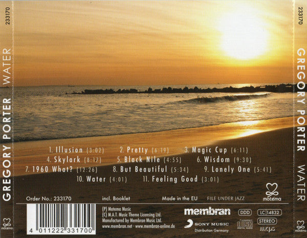 Gregory Porter - Water (used CD)