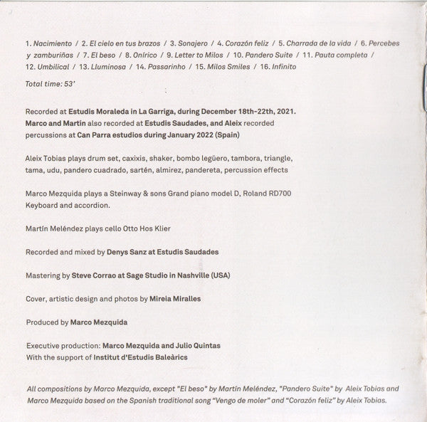 Marco Mezquida - Letter To Milos (CD d'occasion)