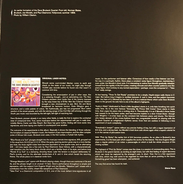 Brubeck, Dave Quartet, The - Time out (LP) - Velvet Music