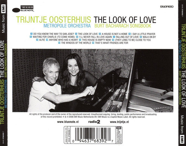 Trijntje Oosterhuis, Metropole Orchestra - The Look Of Love (Burt Bacharach Songbook) (used CD)