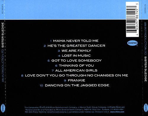 Sister Sledge - An introduction to (CD)