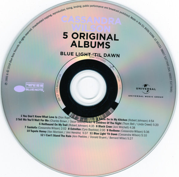 Cassandra Wilson - 5 Original Albums (CD) - Velvet Music