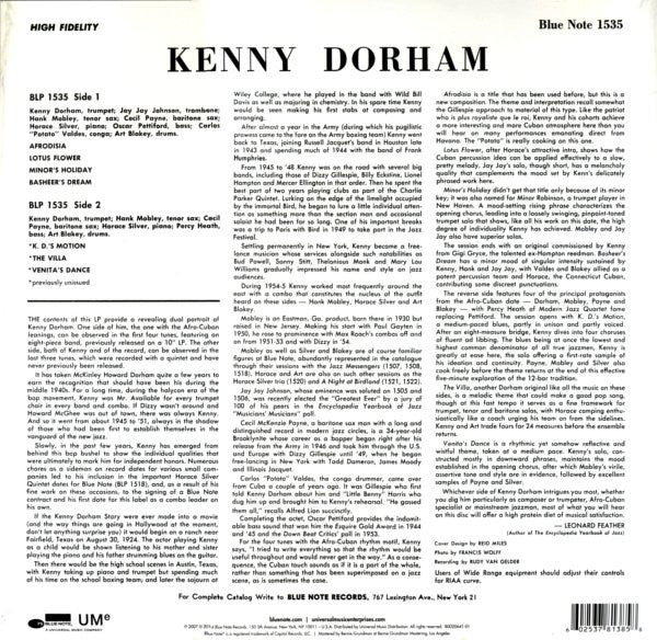 Kenny Dorham - Afro-cuban (LP) - Velvet Music