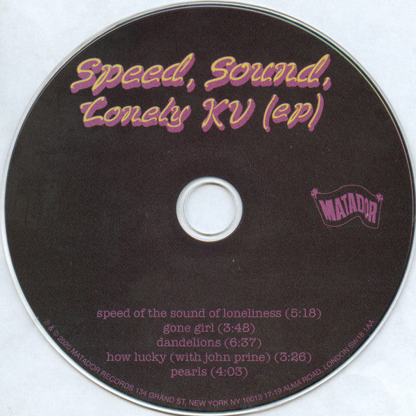 Kurt Vile - Speed, Sound, Lonely KV (ep) (CD)