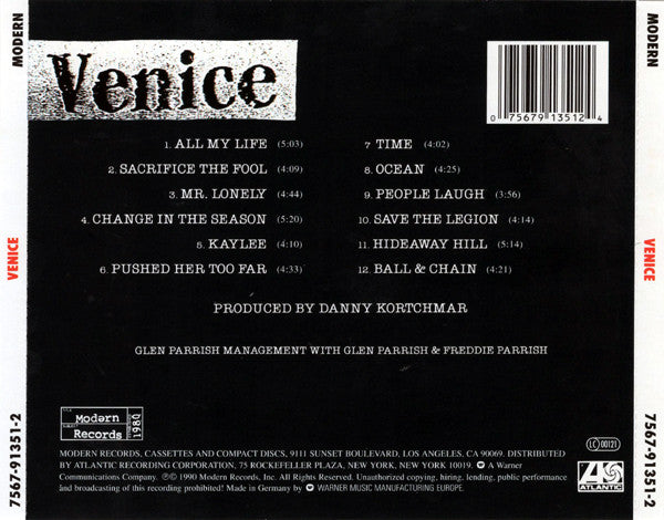 Venice (7) - Venice (tweedehands CD) - Velvet Music