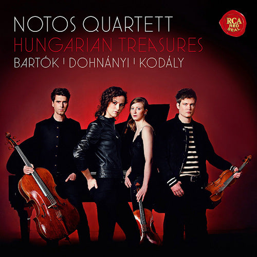 Notos Quartett - Hungarian treasures - bartók, dohnányi, kodály (CD) - Velvet Music