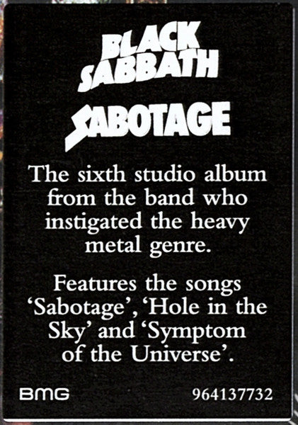 Black Sabbath - Sabotage (CD) - Velvet Music