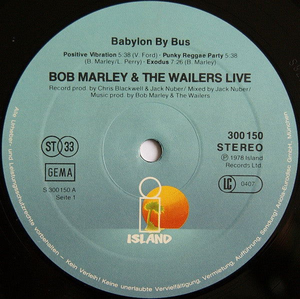 Bob Marley & The Wailers - Babylon By Bus (tweedehands LP) - Velvet Music