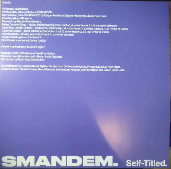 SMANDEM. - Self-titled. (LP) - Velvet Music