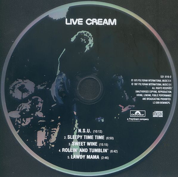 Cream (2) - Live Cream (CD d'occasion)