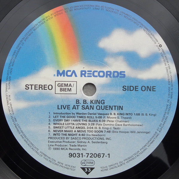B.B. King - Live At San Quentin (tweedehands LP) - Velvet Music