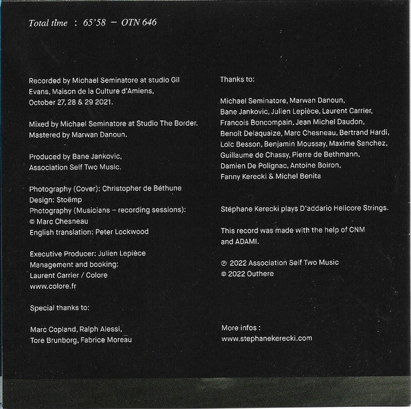 Stéphane Kerecki - Out Of The Silence (CD d'occasion)