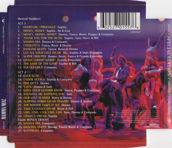 "Mamma Mia!" Original Cast - Mamma Mia! - The Smash Hit Musical Based On Songs Of ABBA "Celebrating A Decade Of London's Dancing (tweedehands CD) - Velvet Music