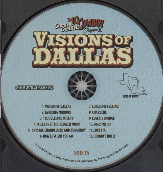 Charley Crockett - $10 Cowboy Chapter II: Visions Of Dallas (CD) - Velvet Music