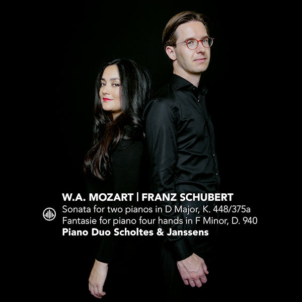Scholtes & Janssens Piano Duo - Sonata for two pianos in d major k.448/375a / fantasie for piano four hands in f minor d.940 (CD) - Velvet Music