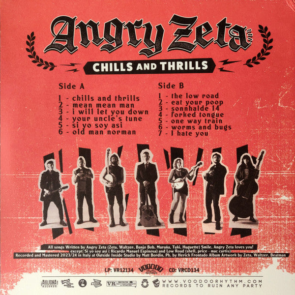 Angry Zeta - Chills And Thrills (LP) - Velvet Music