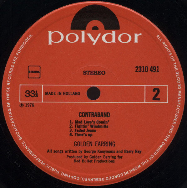 Golden Earring - Contraband (tweedehands LP) - Velvet Music
