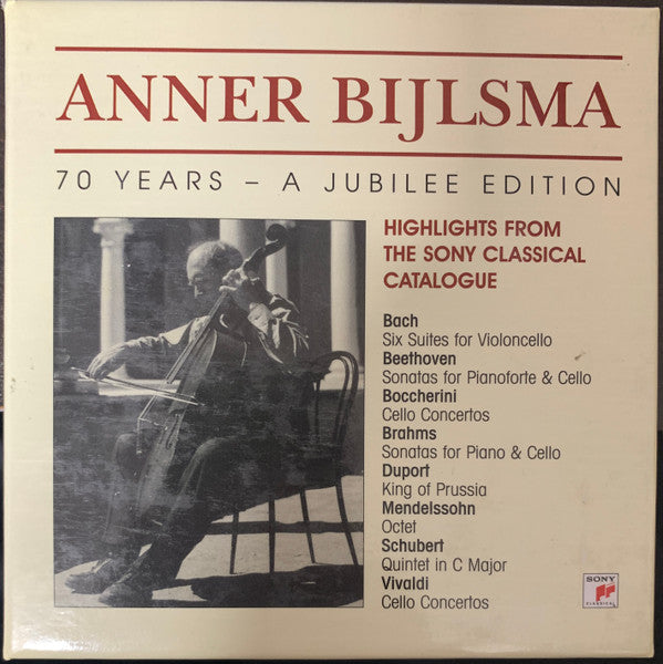 Anner Bylsma - 70 Years (Highlights From The Sony Classical Catalogue) (tweedehands CD)