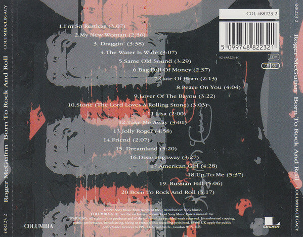 Roger McGuinn - Born To Rock And Roll (tweedehands CD) - Velvet Music