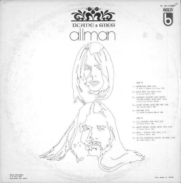 Duane & Greg Allman - Duane & Greg Allman (tweedehands LP) - Velvet Music