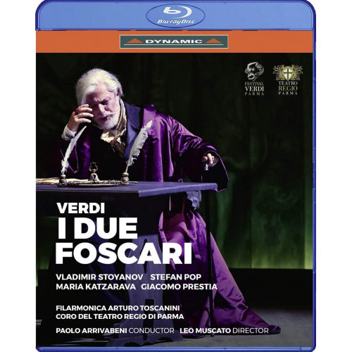 Stefan Pop - Filarmonica Arturo Toscanini Orchestra Giovanile Della Via Emilia - Vladimir Stoyanov - Maria Katzarava - Paolo Arrivabeni - I due foscari (Blu Ray disc music) - Velvet Music