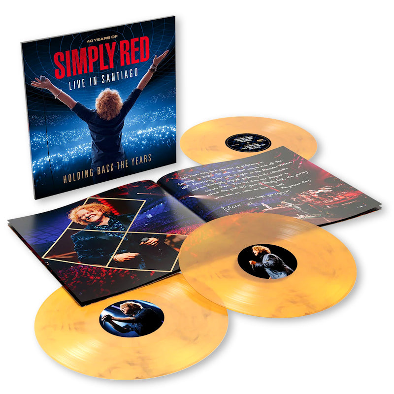 Simply Red - Holding back the years: live in santiago (Coloured Vinyl LP) - Velvet Music