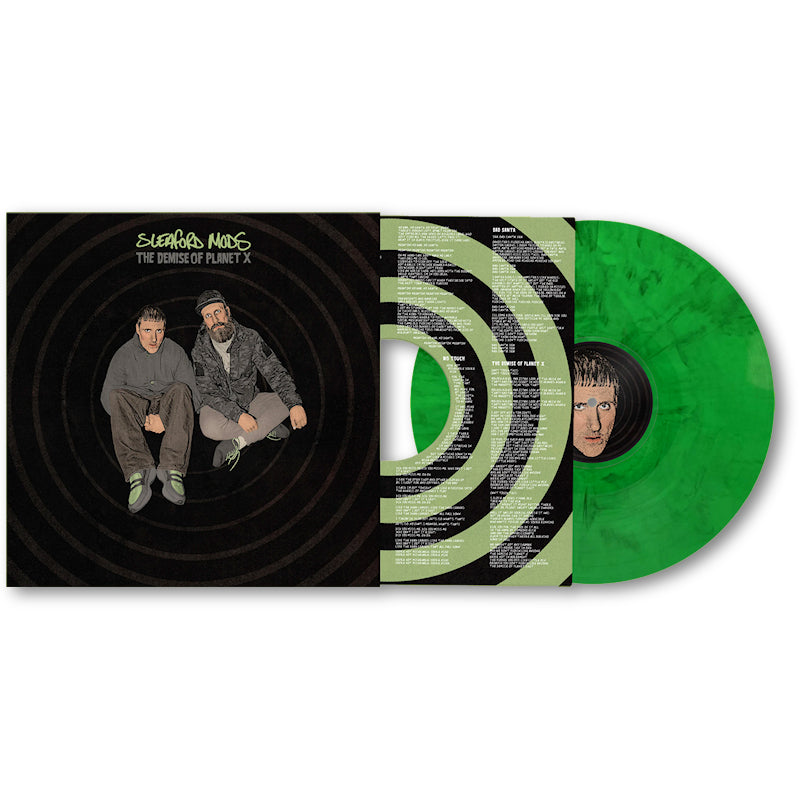Sleaford Mods - The demise of planet x (neon green marble) (LP) - Velvet Music