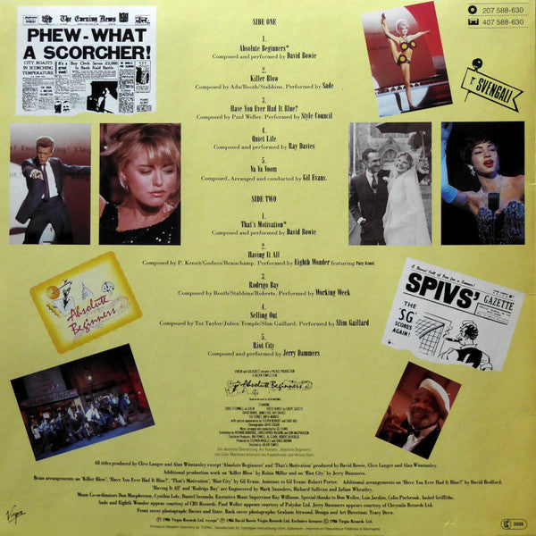 Various - Absolute Beginners The Musical (Songs From The Original Motion Picture) (tweedehands LP)