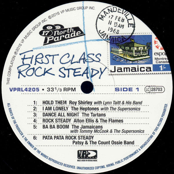 Various - First Class Rock Steady (LP) - Velvet Music