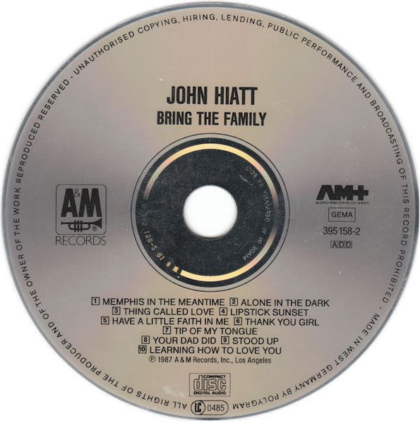 John Hiatt - Bring The Family (tweedehands CD)