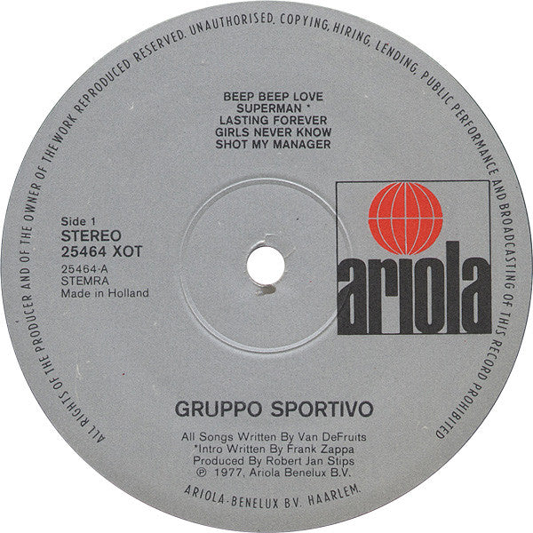Gruppo Sportivo - 10 Mistakes (tweedehands LP) - Velvet Music