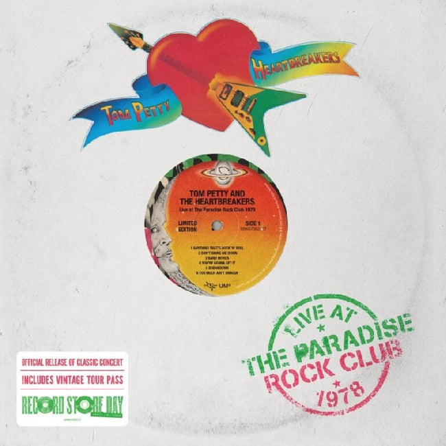 Tom Petty & The Heartbreakers - Liva At Paradise Club 1978 (LP) - Velvet Music