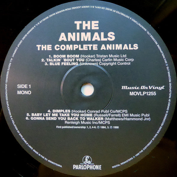 Animals, The - The Complete Animals (LP) - Velvet Music