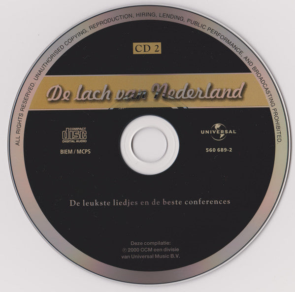 Divers - De Lach Van Nederland (CD d'occasion)