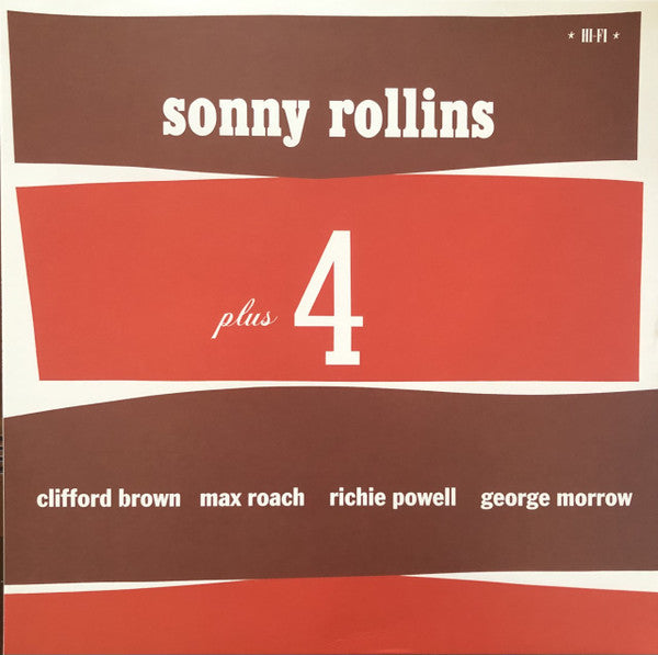 Sonny Rollins, Clifford Brown, Max Roach, Richie Powell, George Morrow - Sonny Rollins Plus 4 (LP) - Velvet Music