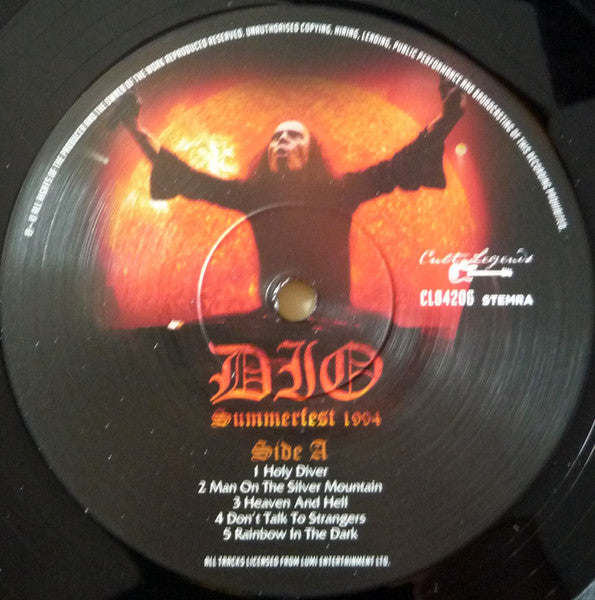 Dio (2) - Summerfest 1994: Live Radio Broadcast (LP) - Velvet Music
