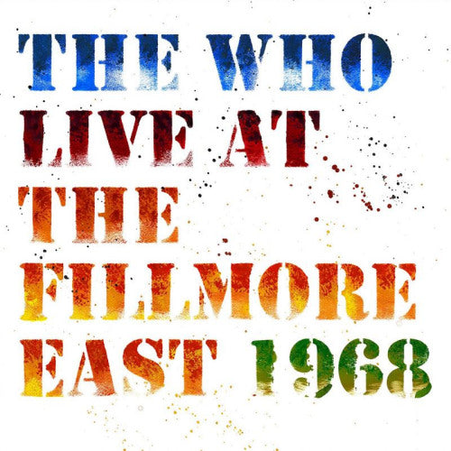 Who - Live at the fillmore 1968 (LP) - Velvet Music
