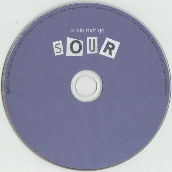 Olivia Rodrigo - Sour (tweedehands CD) - Velvet Music