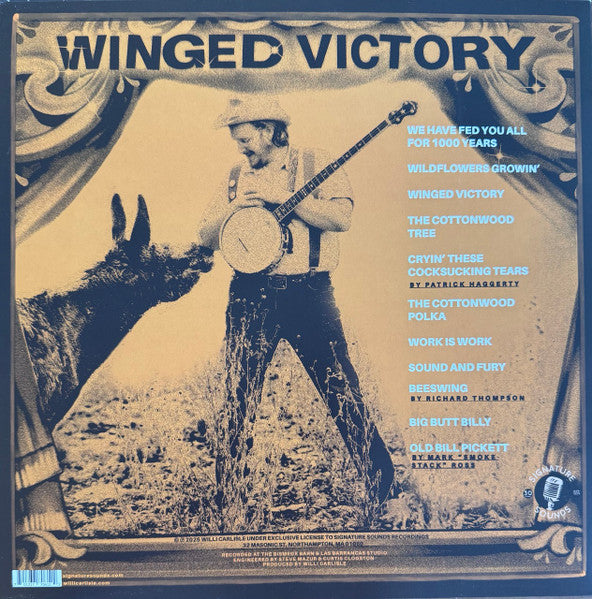 Willi Carlisle - Winged Victory (LP) - Velvet Music