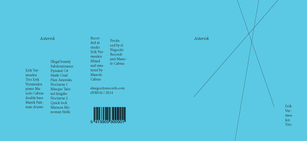 Erik Vermeulen Trio - Asterisk (CD d'occasion)