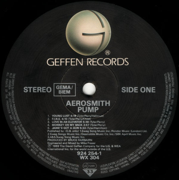 Aerosmith - Pump (tweedehands LP) - Velvet Music
