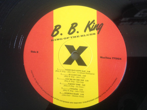 B.B. King - King Of The Blues (LP) - Velvet Music